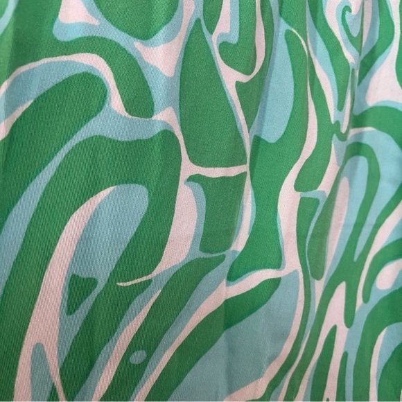 Lilly Pulitzer Cambridge Palazzo Pants Finders Keepers Size Small Blue Slacks - Picture 6 of 8